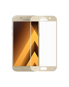 Folie Samsung Galaxy A3 (2017) Meleovo Sticla Full Cover Gold