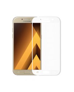 Folie Samsung Galaxy A5 (2017) Meleovo Sticla Full Cover White