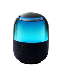 Joyroom Boxa portabila Bluetooth, 1500 mAh, cu lumini RGB, cablu USB la tip C Negru