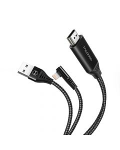 Cablu HDMI la Lightning si USB Mcdodo Plug&Play Black