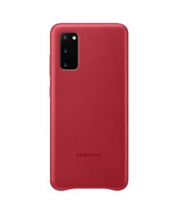 Husa Originala Samsung Galaxy S20 Leather Cover Red