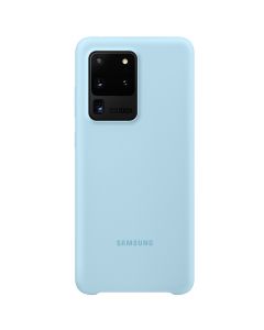 Husa Originala Samsung Galaxy S20 Ultra Silicone Cover Sky Blue