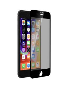 Folie iPhone SE 2020 / 8 / 7 / 6s / 6 Devia Sticla 3D Full Screen Privacy Black
