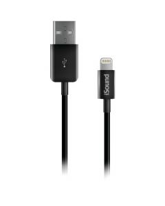 Cablu MFI Lightning iSound USB Negru 1.2m resigilat
