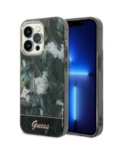 Guess Husa Jungle Collection iPhone 14 Pro Verde