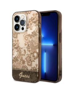 Guess Husa Porcelain Collection iPhone 14 Pro Maro