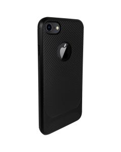 Husa iPhone 7/8/SE2020/SE2022 Lemontti Carbon Pro Negru