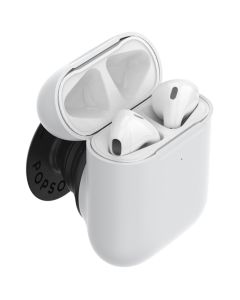 Suport Popsockets PopGrip Stand Adeziv AirPods Holder White