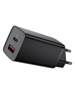 Incarcator Retea Baseus GaN2 Lite Dual USB Quick Charger Black