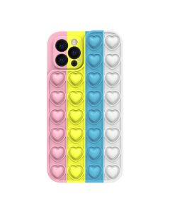 Husa iPhone 11 Pro Lemontti Heart Pop it Multicolor 2