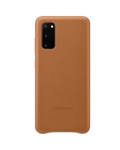 Husa Originala Samsung Galaxy S20 Leather Cover Brown resigilat
