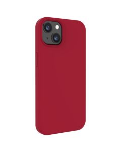Husa iPhone 13 Lemontti Liquid Silicon Dark Red