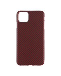 Husa iPhone 11 Pro Underline Kevlar Red (fibra de aramida, super slim)