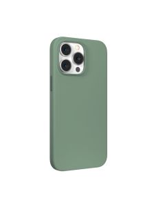 Husa iPhone 14 Pro Max Devia Nature Series Silicone Magnetic Light Green