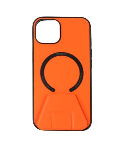 Husa cu suport iPhone 14 Devia Randy Series Magnetic Orange