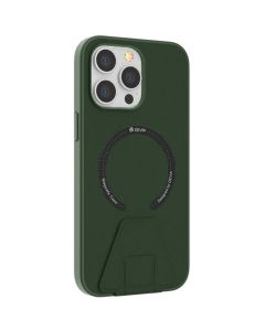 Husa cu suport iPhone 14 Pro Devia Randy Series Magnetic Army Green