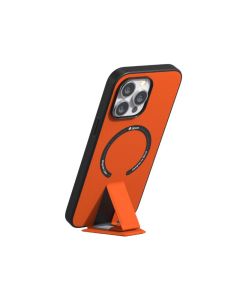 Husa cu suport iPhone 14 Pro Max Devia Randy Series Magnetic Orange
