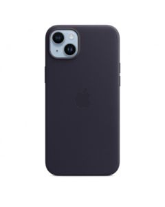 Husa Originala iPhone 14 Plus Apple Leather, MagSafe, Ink