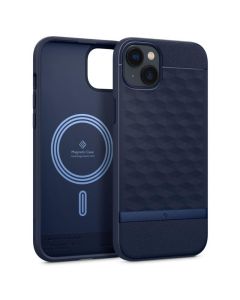 Husa iPhone 14 Spigen Caseology Parallax MagSafe Midnight Blue