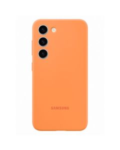 Husa Originala Samsung Galaxy S23 Silicone Cover Orange