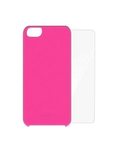 Carcasa iPhone SE/5S Odoyo Vivid Opera Pink (folie inclusa)