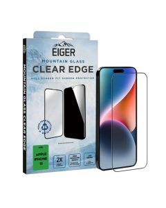 Eiger Folie Sticla 3D Mountain Glass iPhone 15 Clear