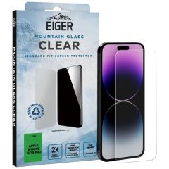 Eiger Folie Sticla 2.5D Mountain Glass iPhone 15 / 15 Pro Clear
