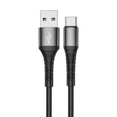 Prestico Cablu T20C USB la Type-C Fast Charger, 3.1A, 2m Negru