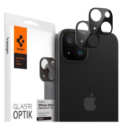 Spigen Folie Sticla Camera Glass tR Optik iPhone 15 / 15 Plus Black (2 buc/pachet)