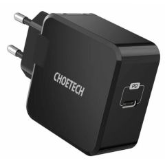 Choetech Incarcator Retea Mains Quick Charge USB-C, 30W EU, 3.0A, Negru
