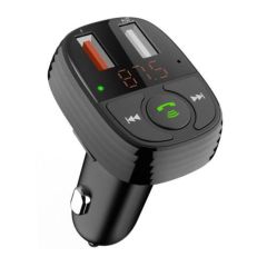Modulator FM Devia Smart Series Dual USB ,Bluetooth, display, QC3.0, Black